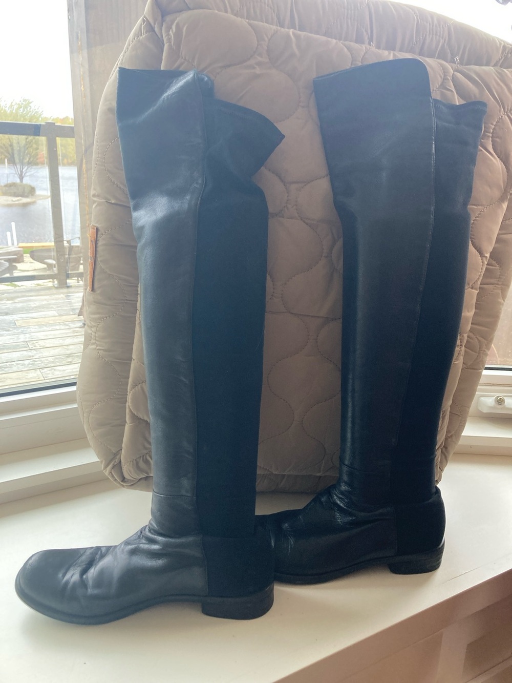 Stewart Weitzman 5050 over  the Knee Boots in Black